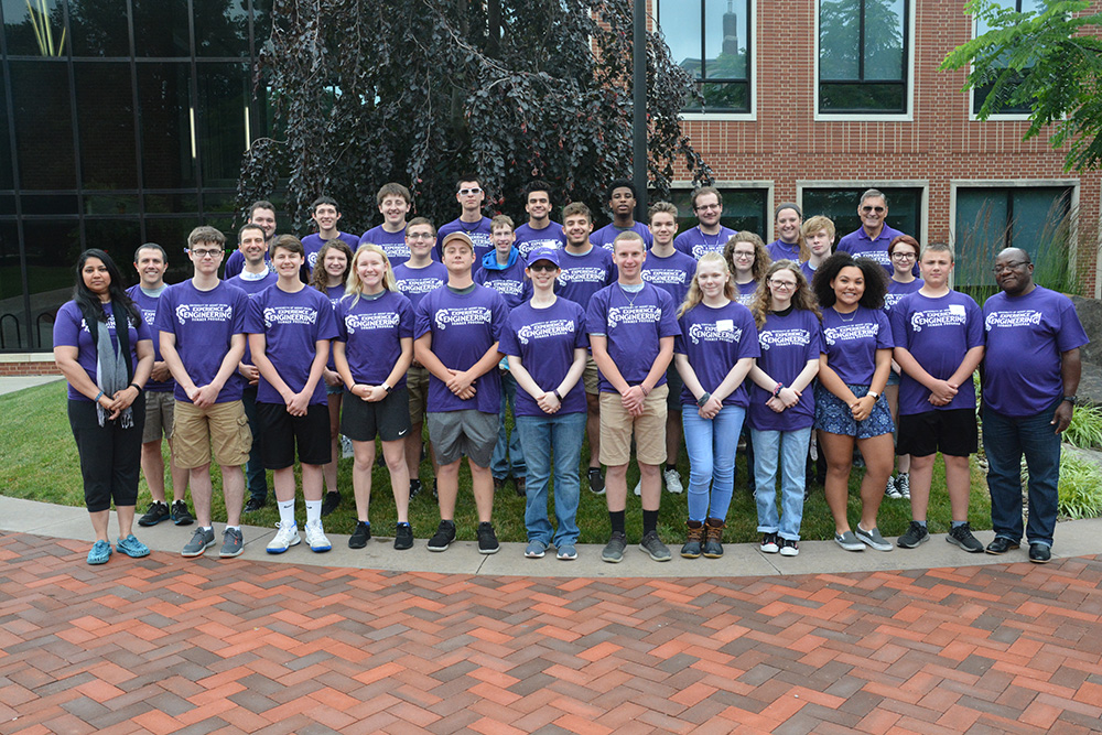 Aspiring engineering students were on campus at the University of Mount Union for the inaugural 2018 Experience Engineering Summer Program (EESP.)