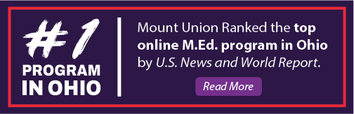 Number online M.Ed. 1 program in Ohio by U.S. News and World Report