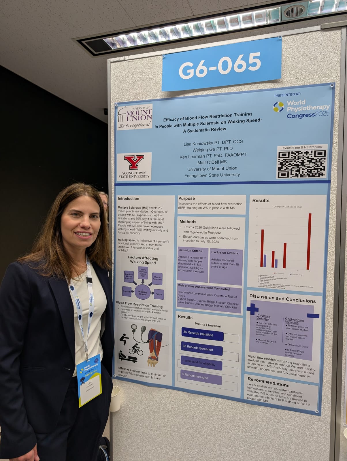 koniowsky presenting poster