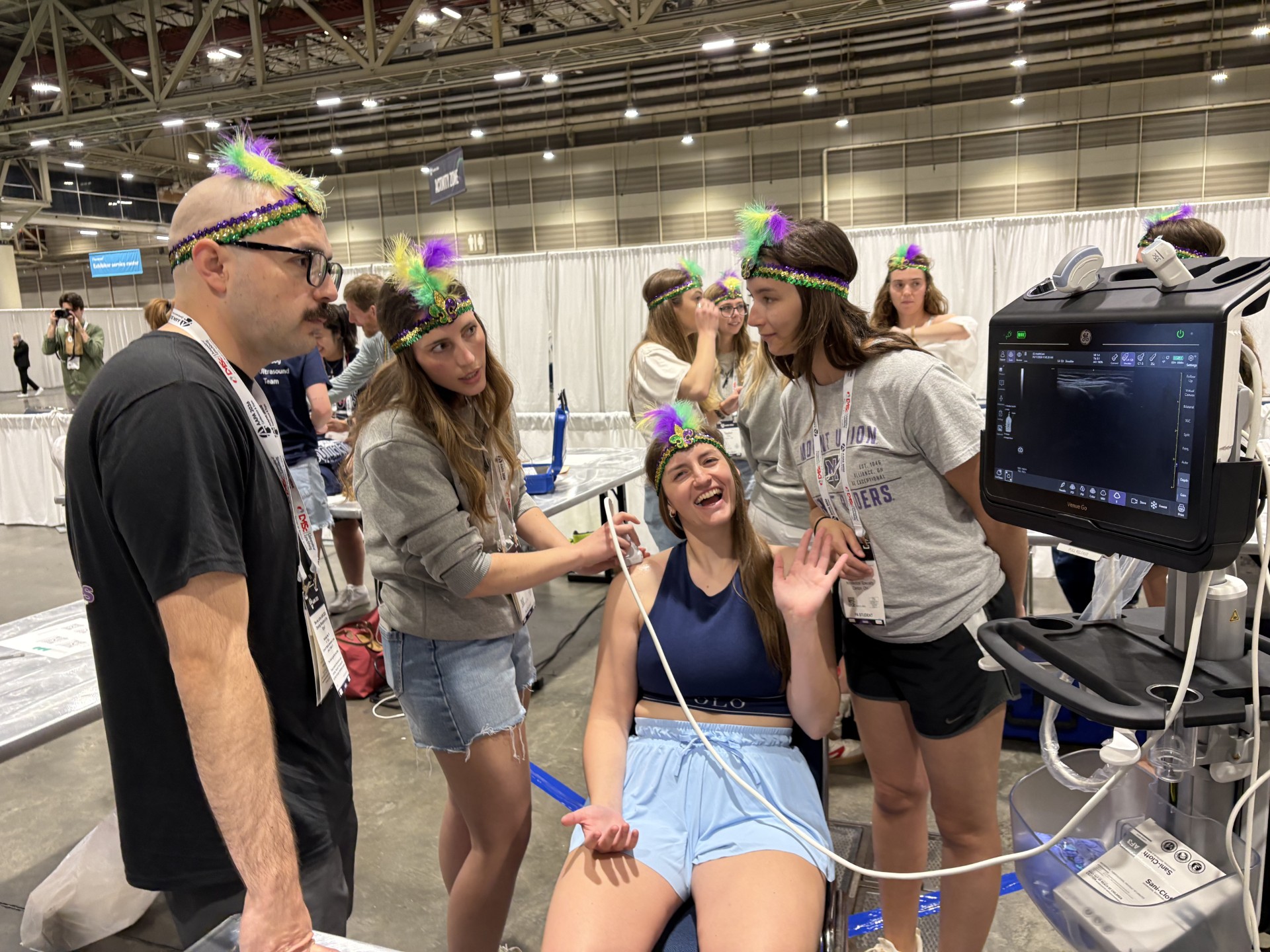 pa students in ultrasound competition