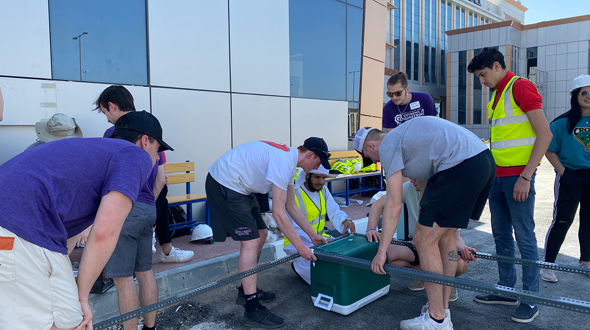 student group building flood detection system