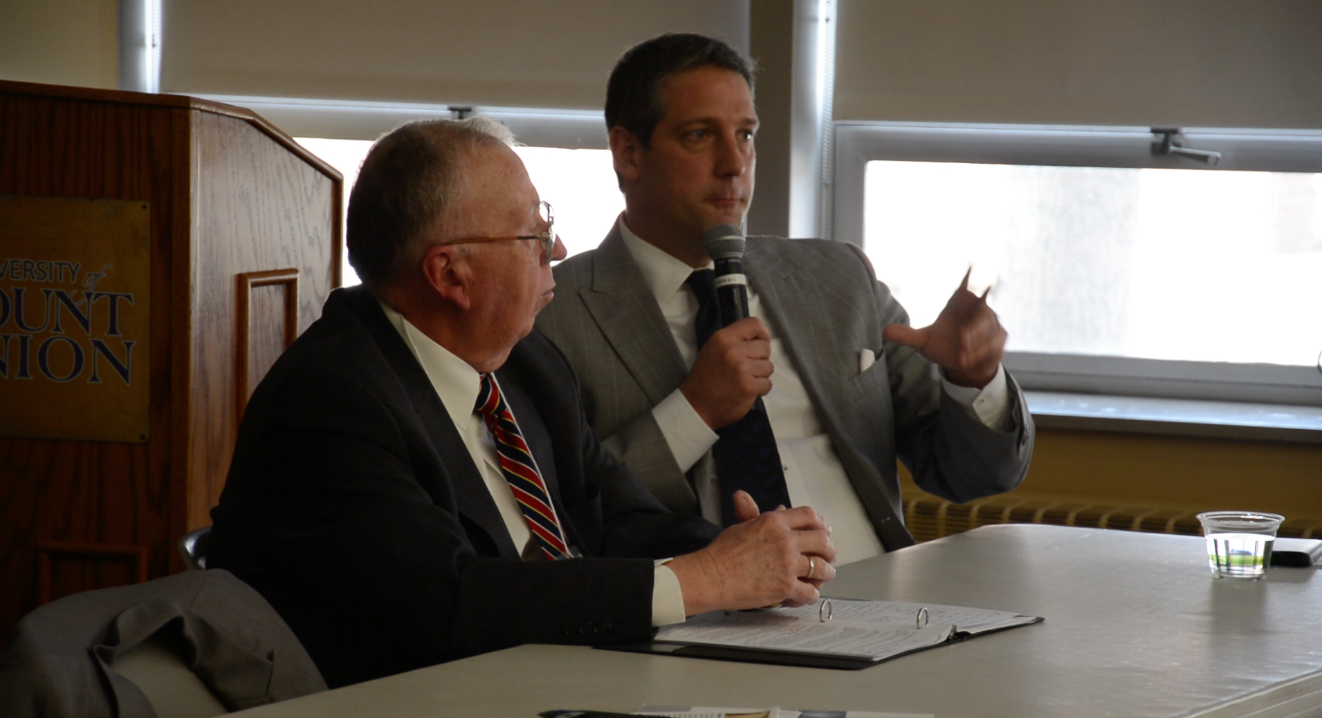 swartz and ryan speaking on conference panel