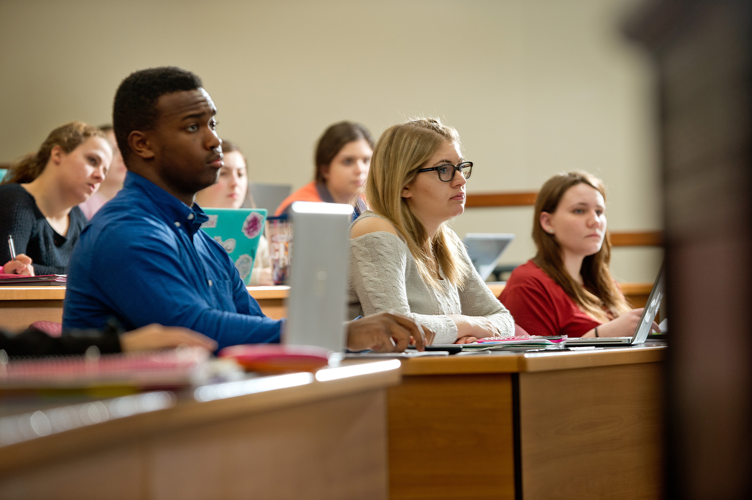 students in class