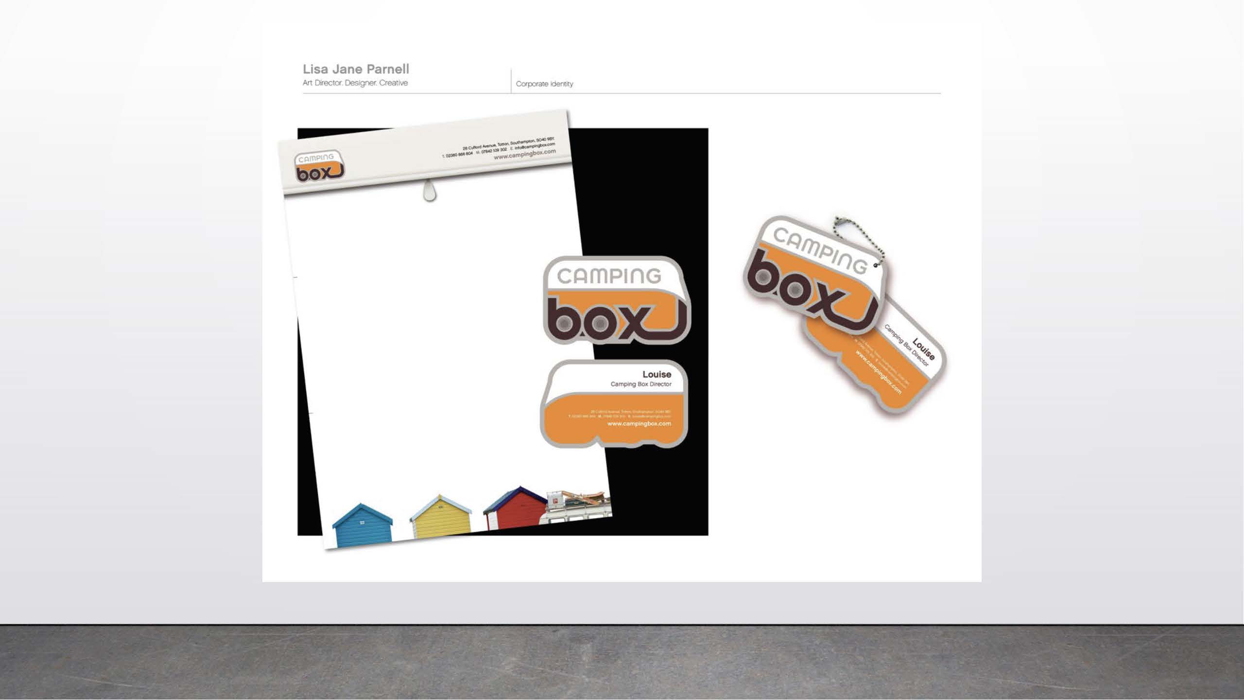 Lisa Parnell    Role: Art Director, Creative Designer    Client: Camping Box