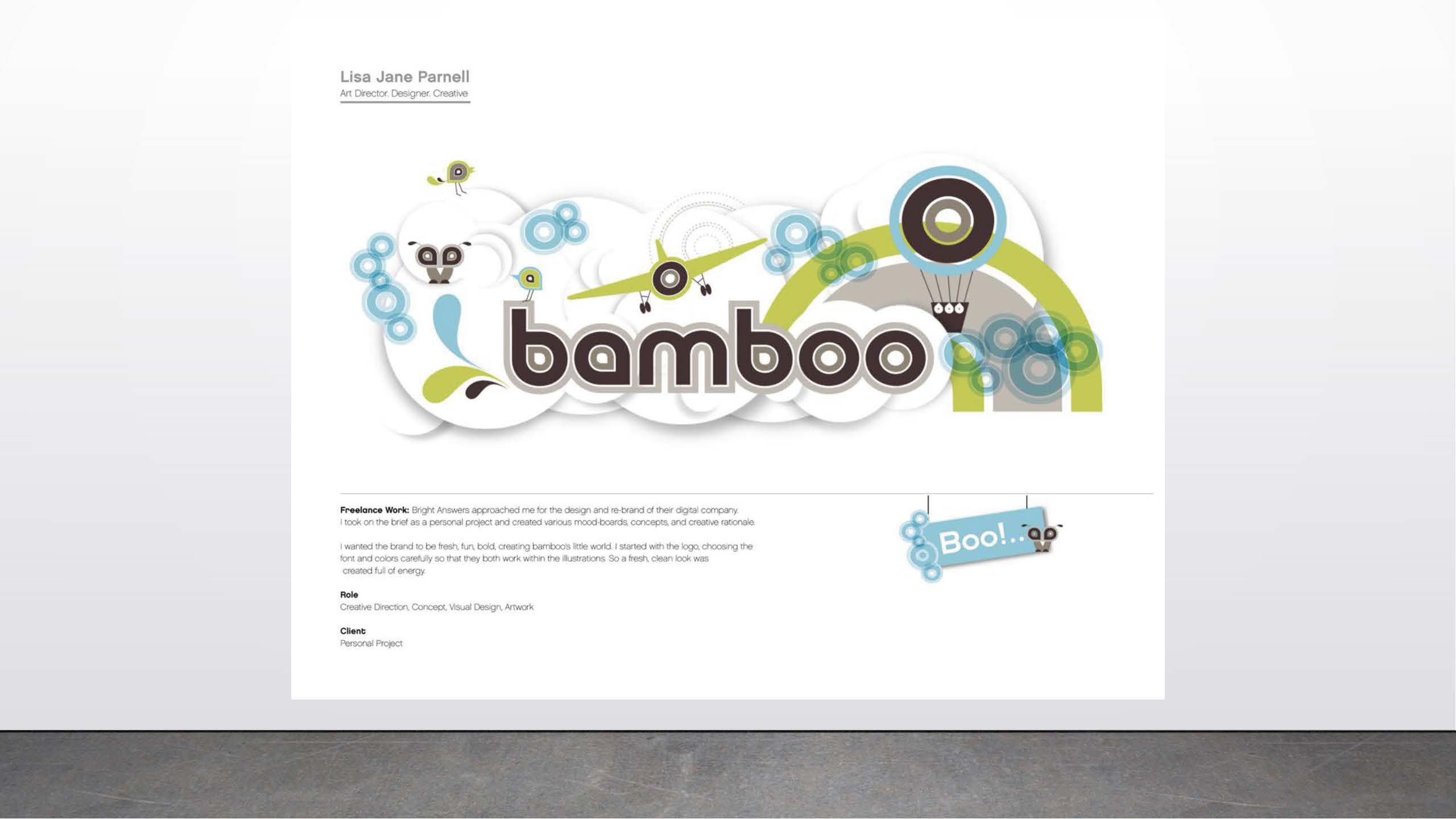 Lisa Parnell      Role: Creative Direction, Concept, Visual Design, Artwork       Client: Personal Project