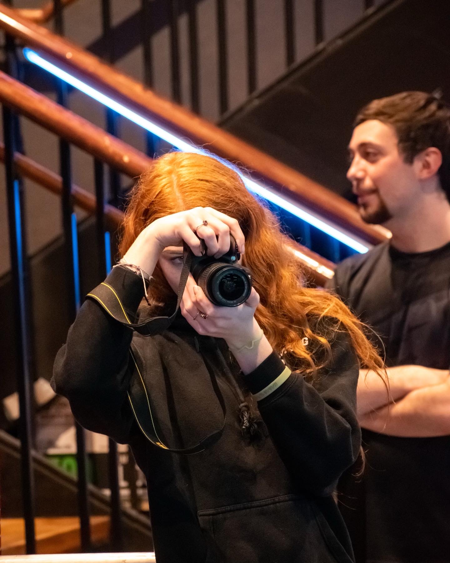 Borroni '25 taking pictures for eSports