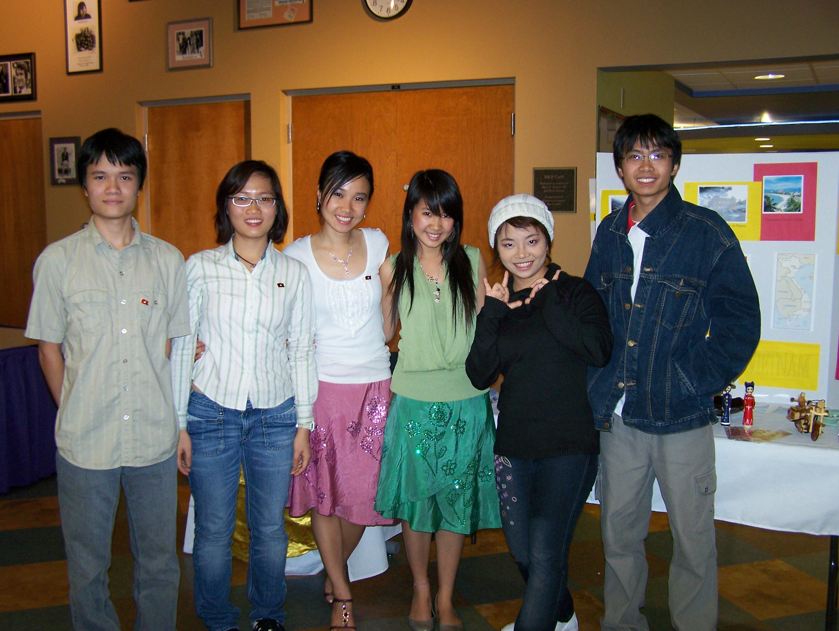 international students at a 2007 event
