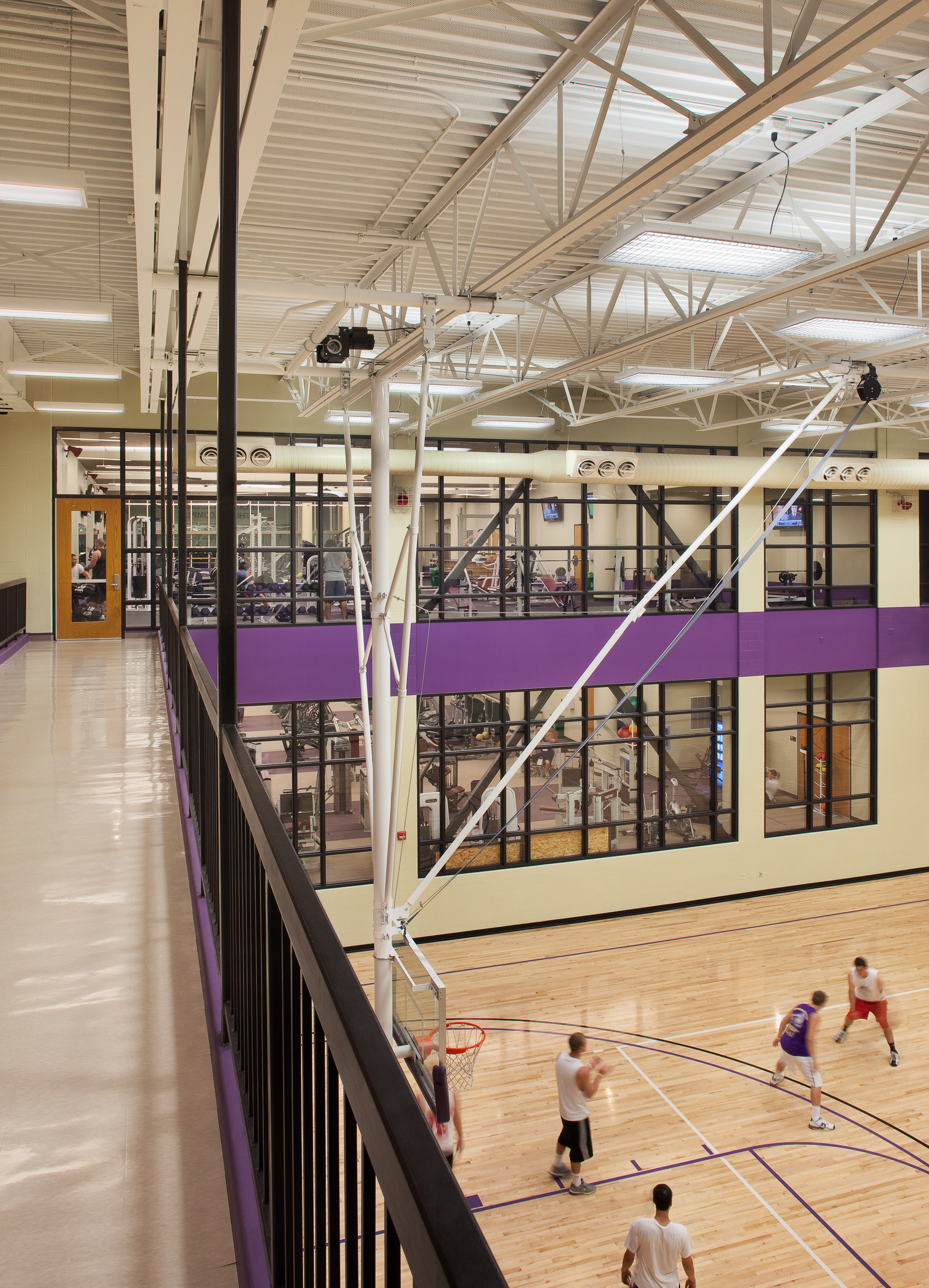 Aux Gym. Interior of MAAC