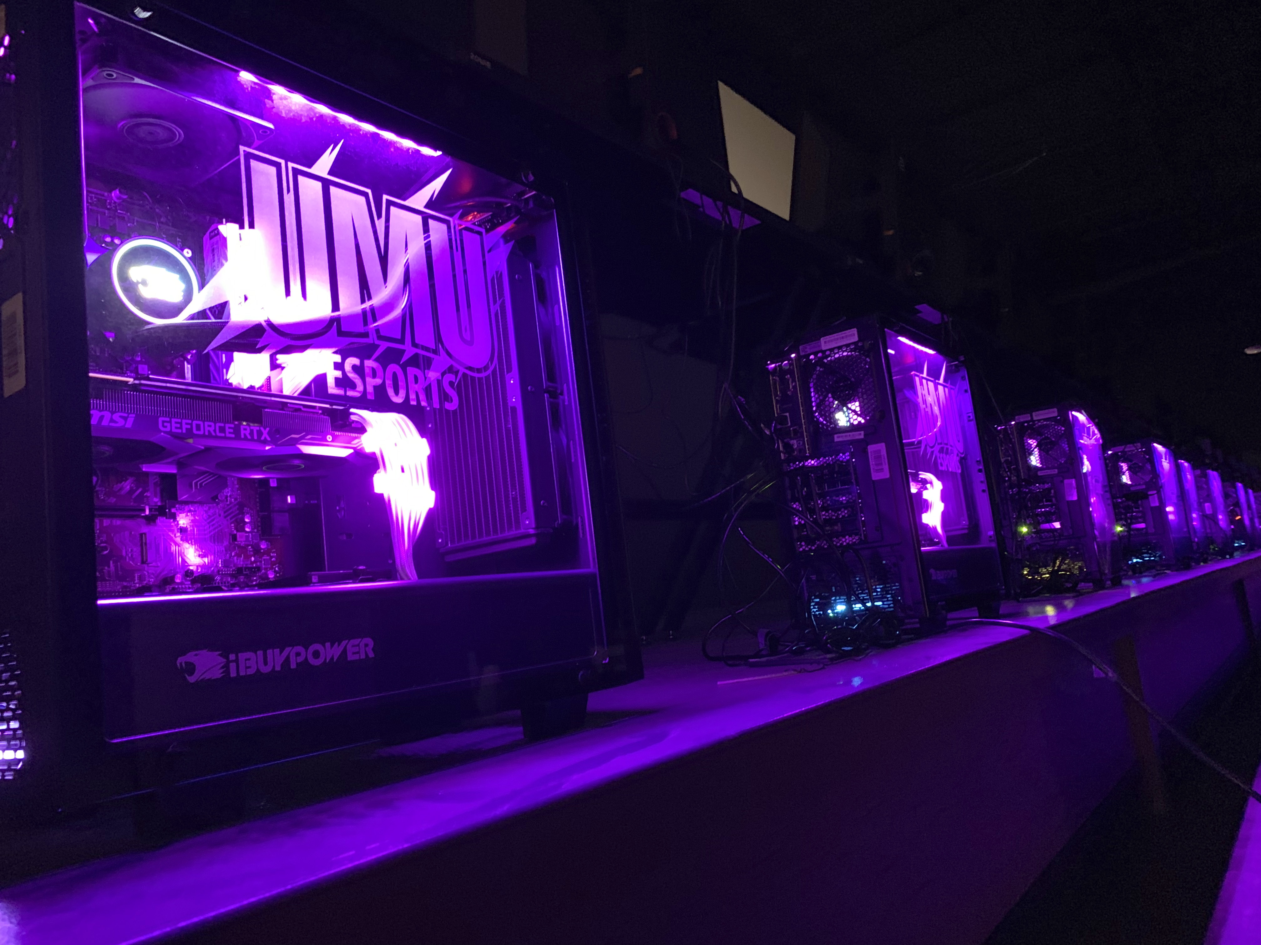 Esports player competing in a game. 