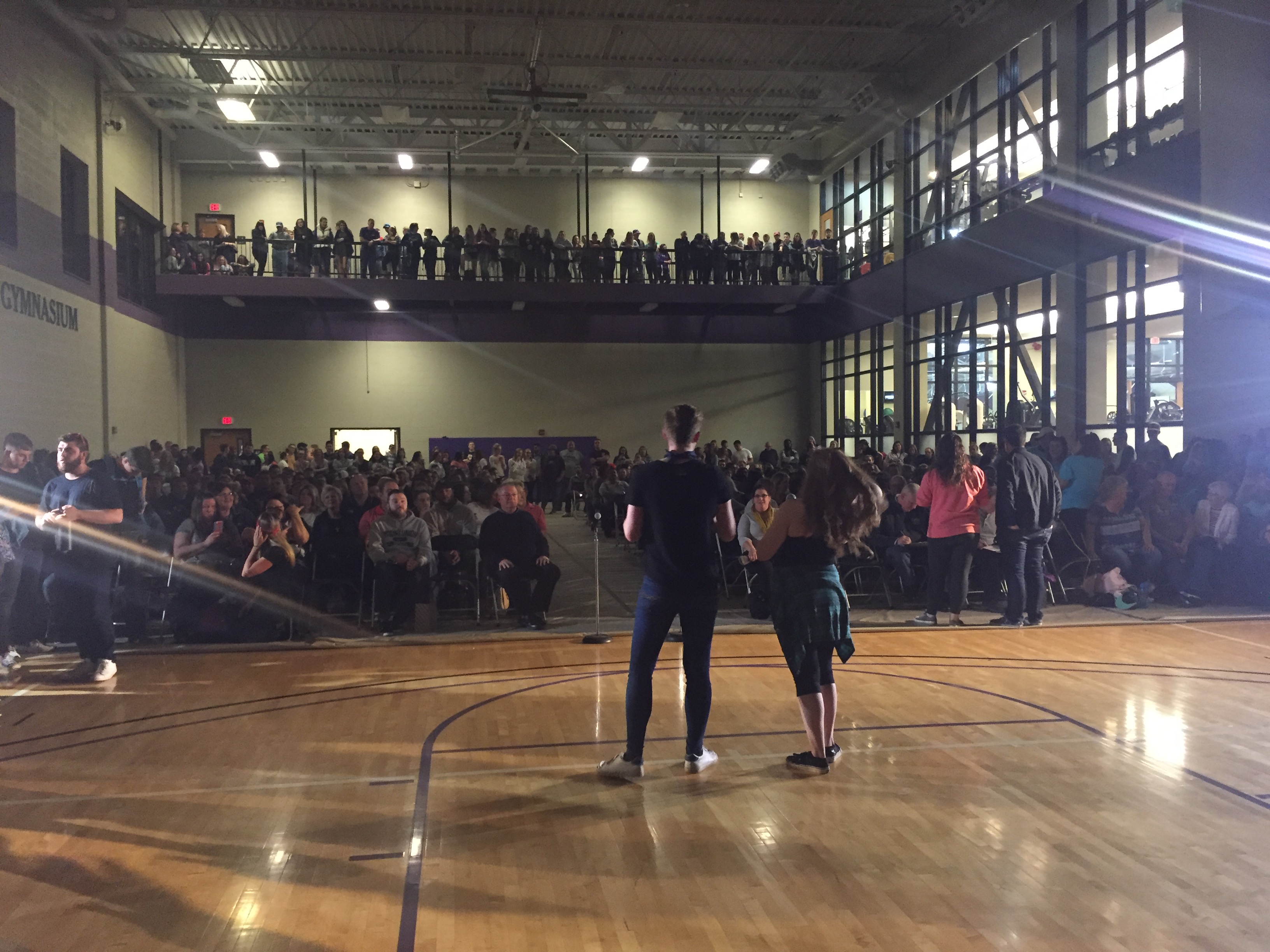 Mount Students perform at Greek Sing