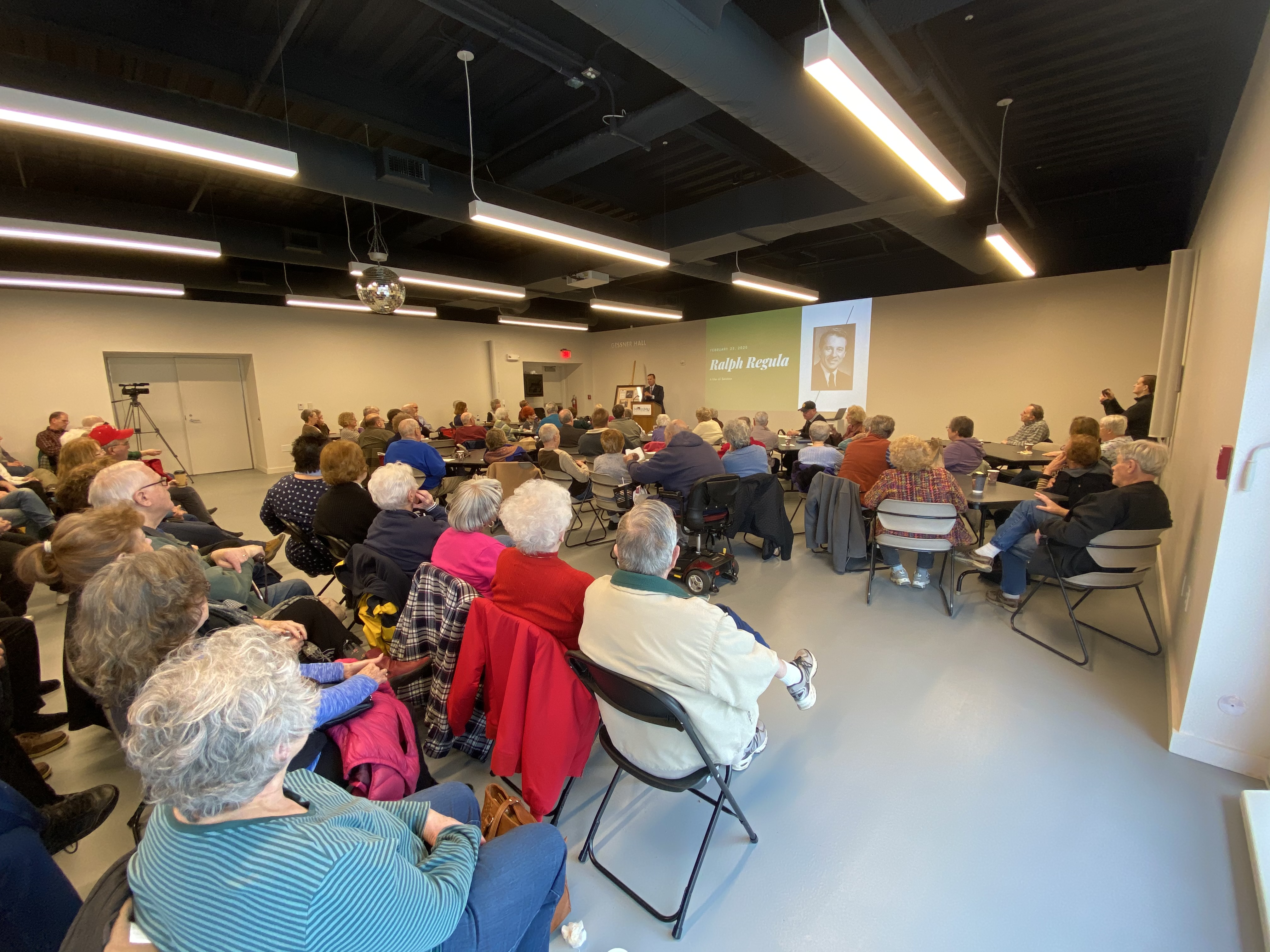 audience at regula lunch presentation