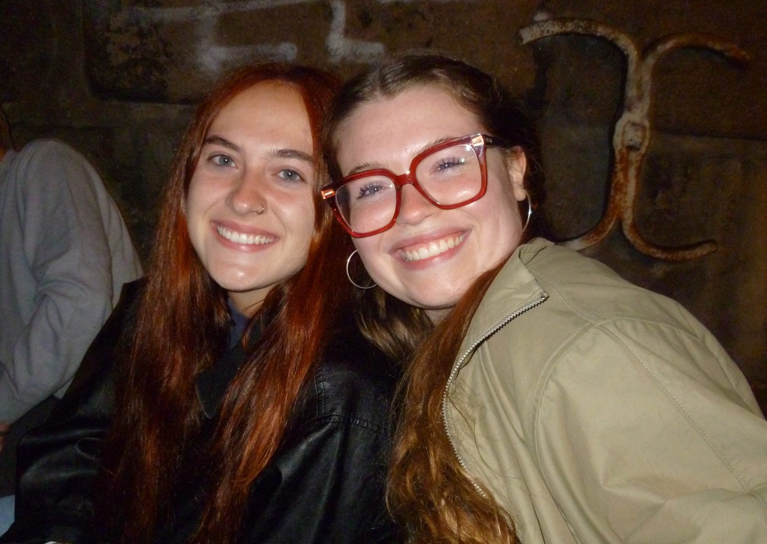 McElwee (left) with Connie Boller '28 (right) in Germany