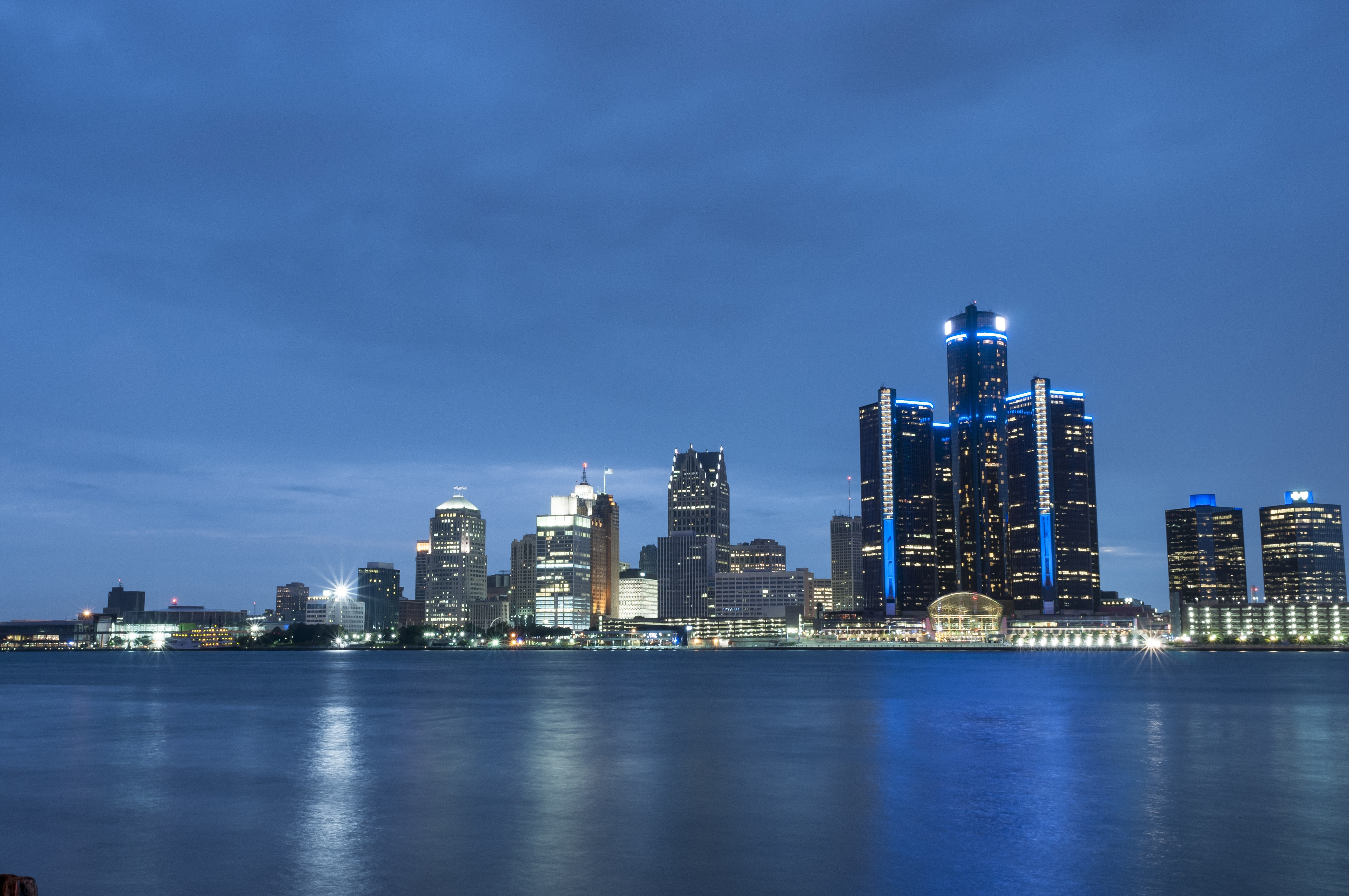 Detroit, Michigan Skyline