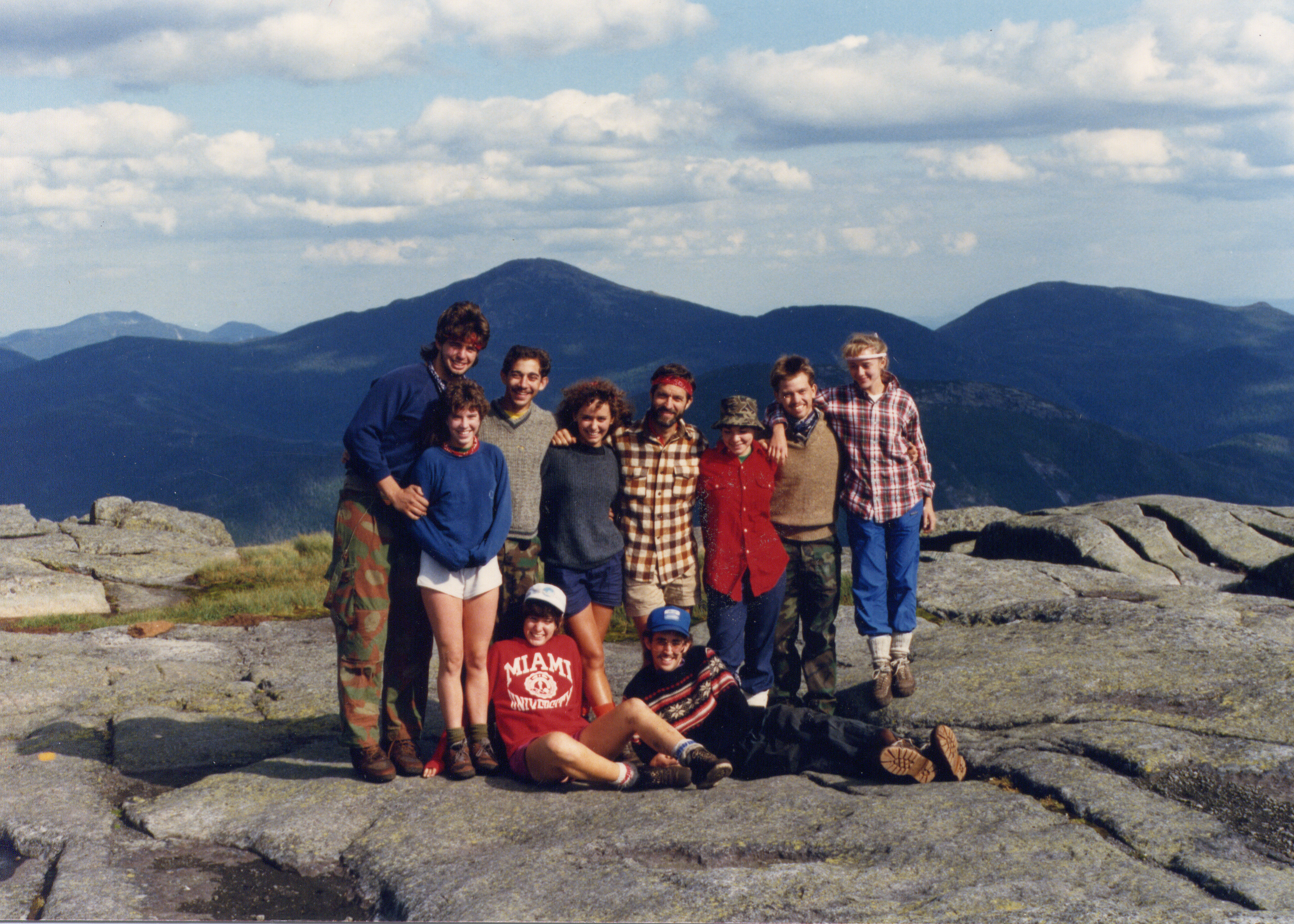 group on the wilderness trip