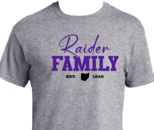 Alumni Weekend and Homecoming 2023 t-shirt Raider Family Established 1846