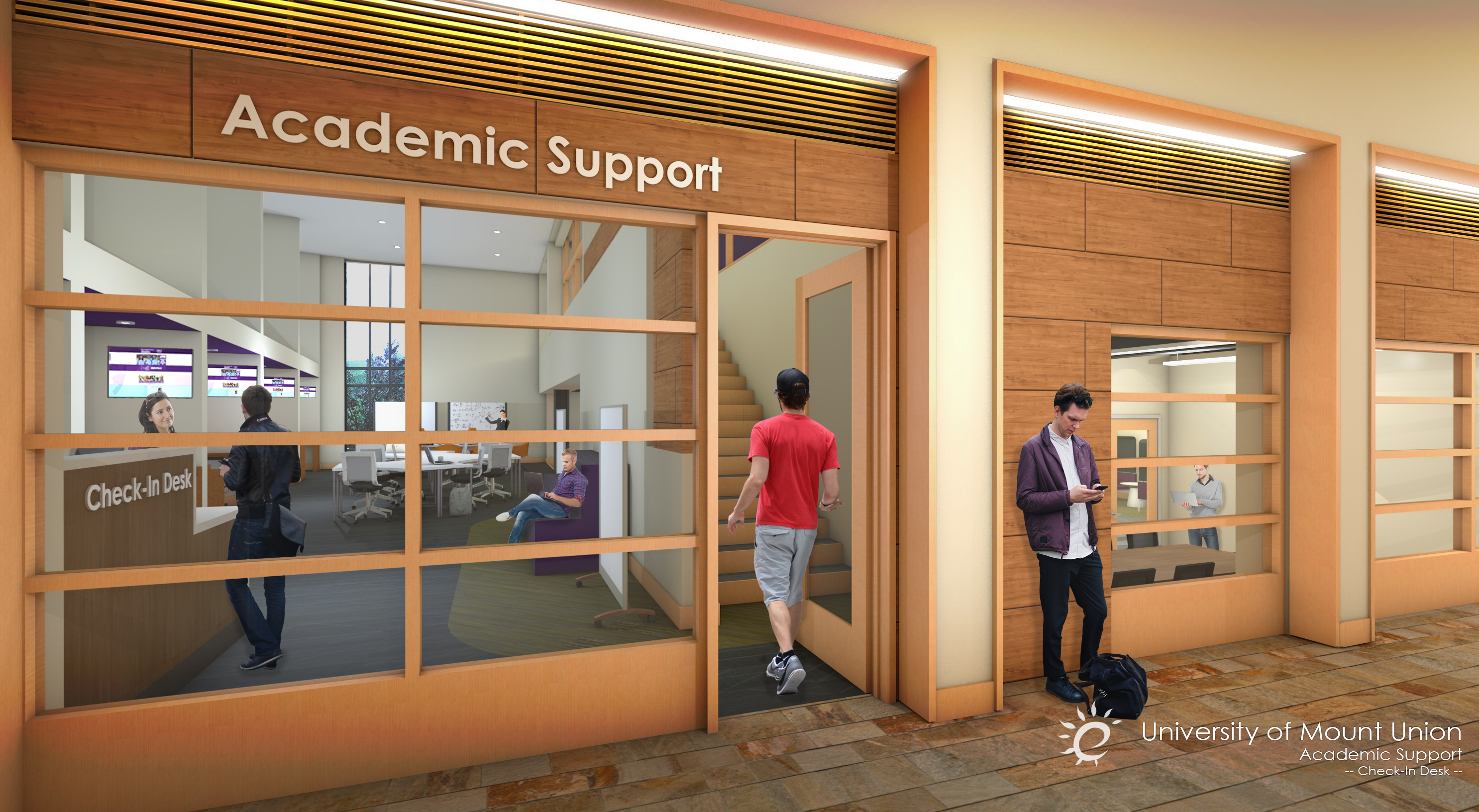 University of Mount Union Library Rendering 