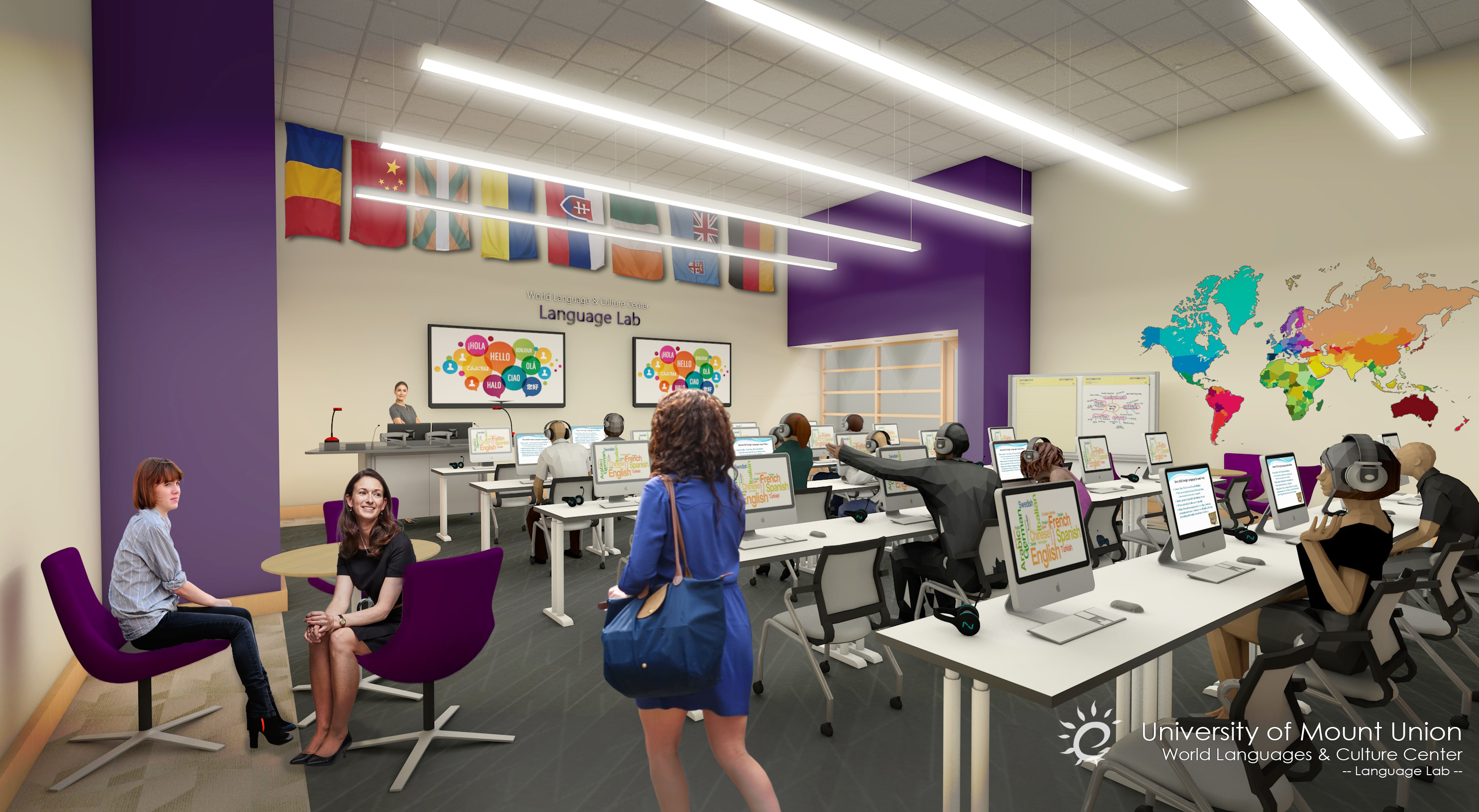 University of Mount Union Library Rendering 