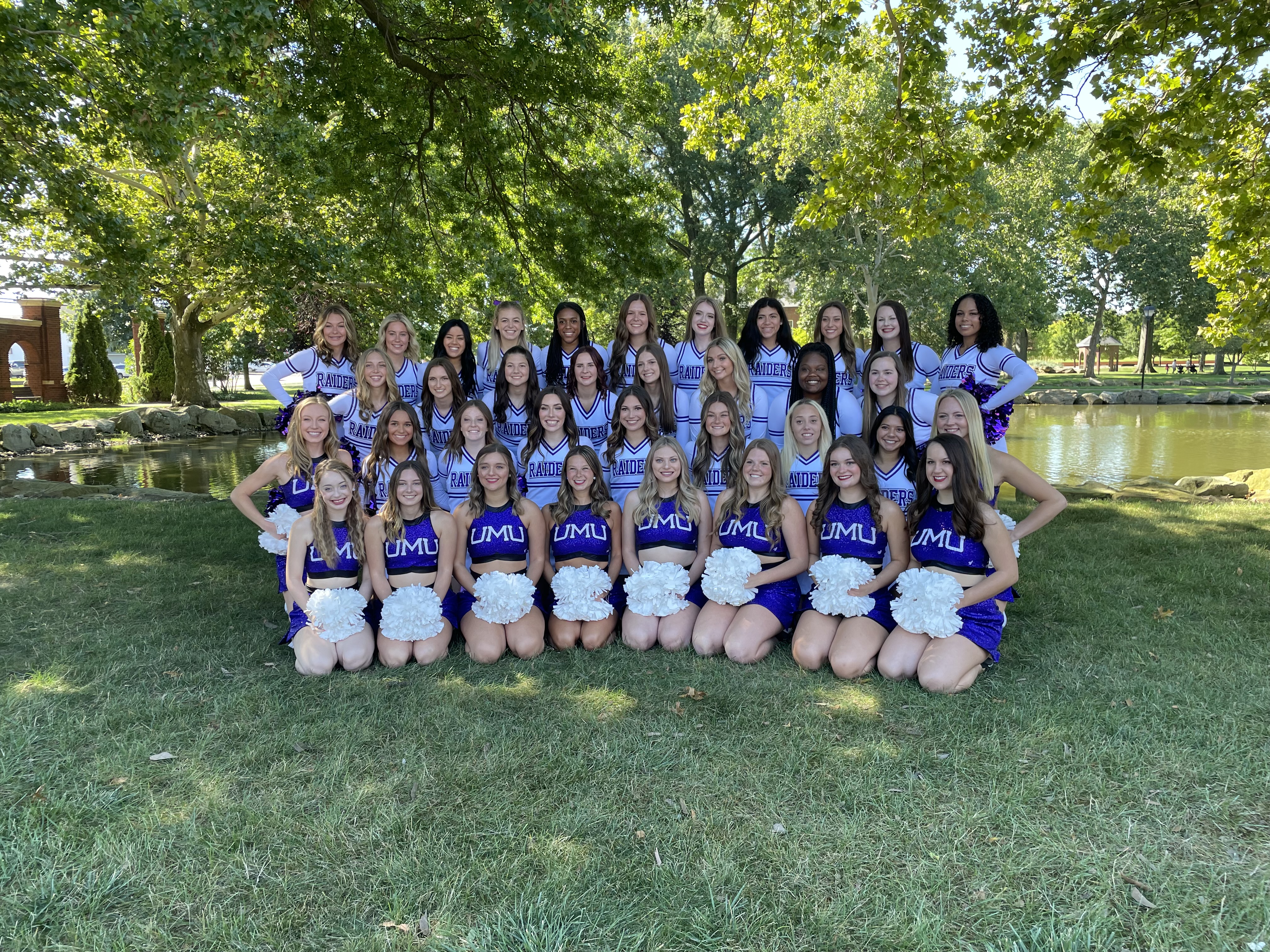 Spirit Squads in full uniform