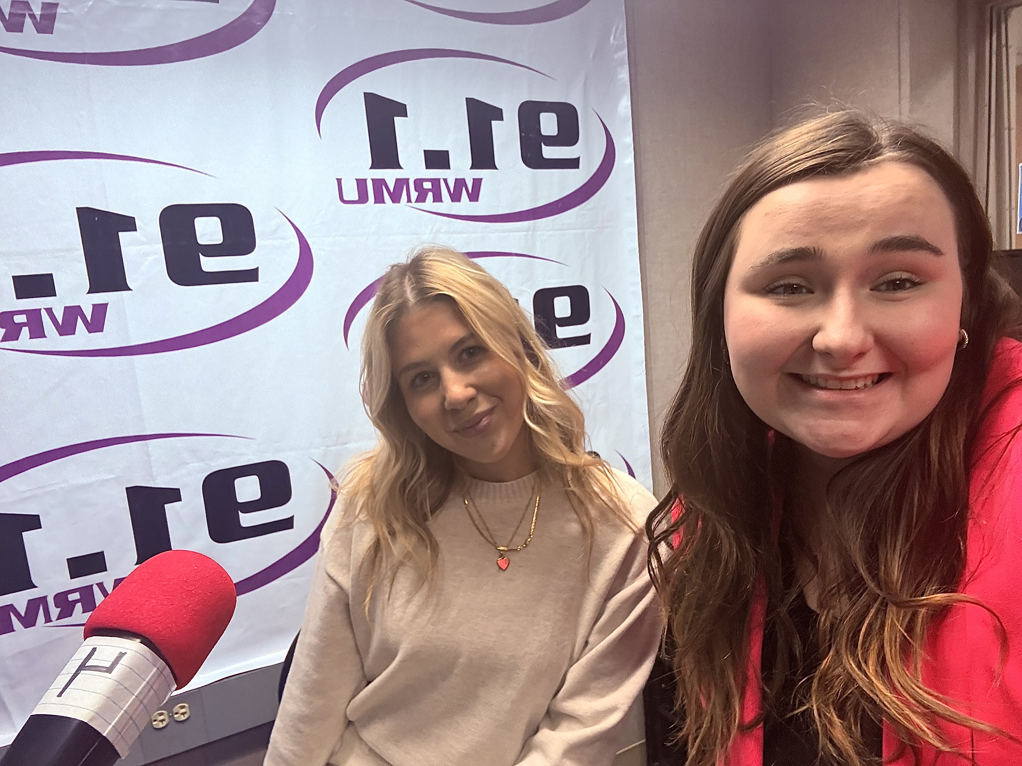 ivey in wrmu with another student