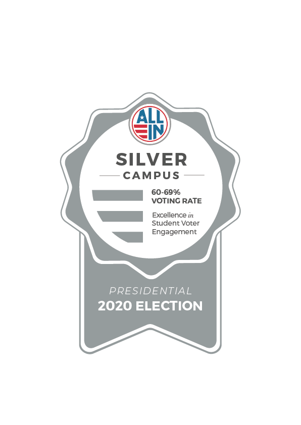 Mount Union Earns Silver Seal, Top Action Plan Recognitions for Student Voter Engagement