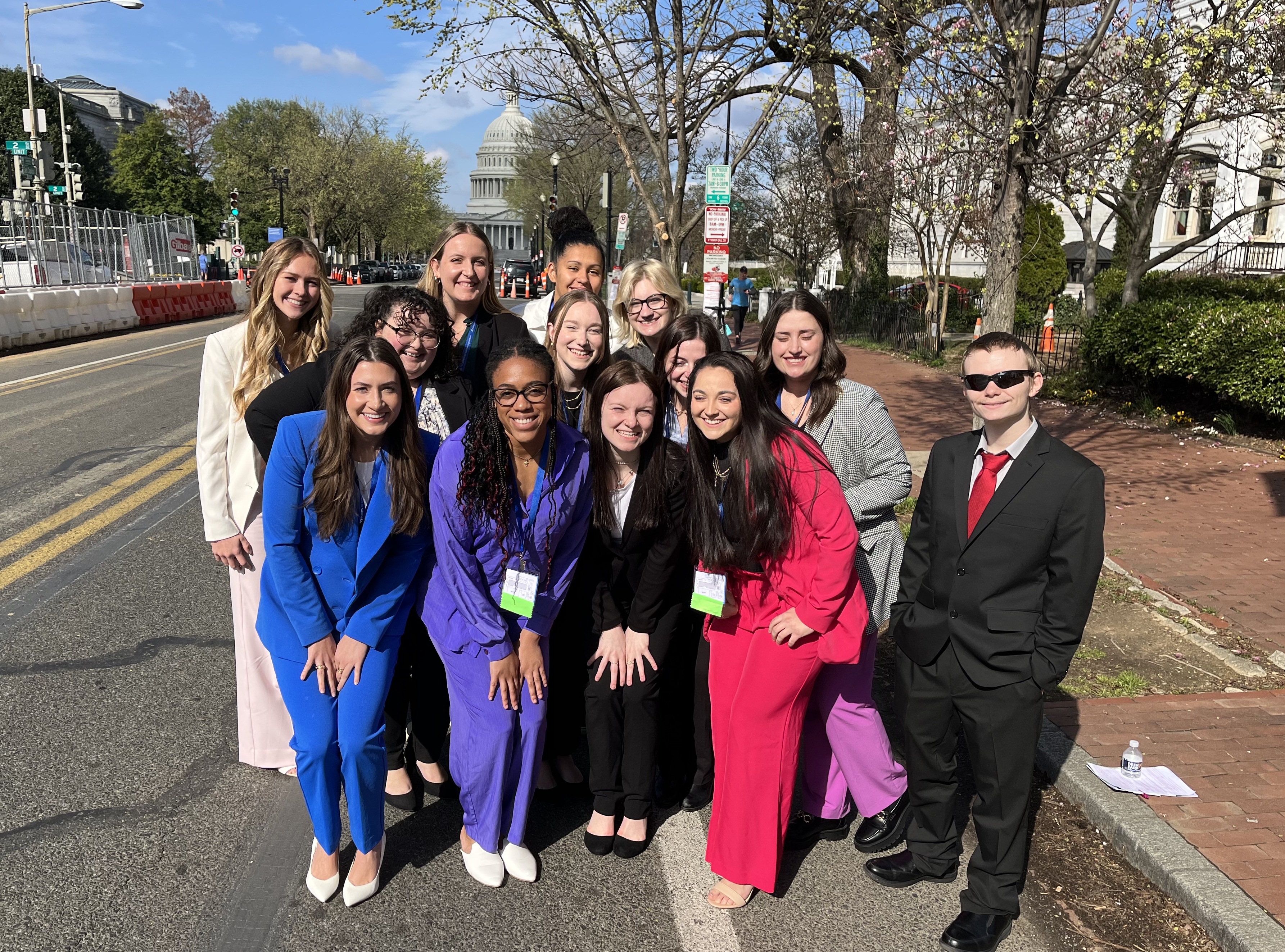 Mount Union students attend a lobby trip in DC