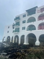 Shot of hotel exterior in South Africa