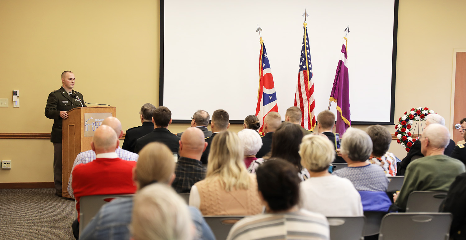 rankin speaking to audience