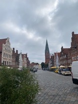 Buildings in Germany alongside river