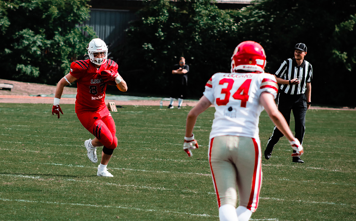 Jaeger playing football in Germany