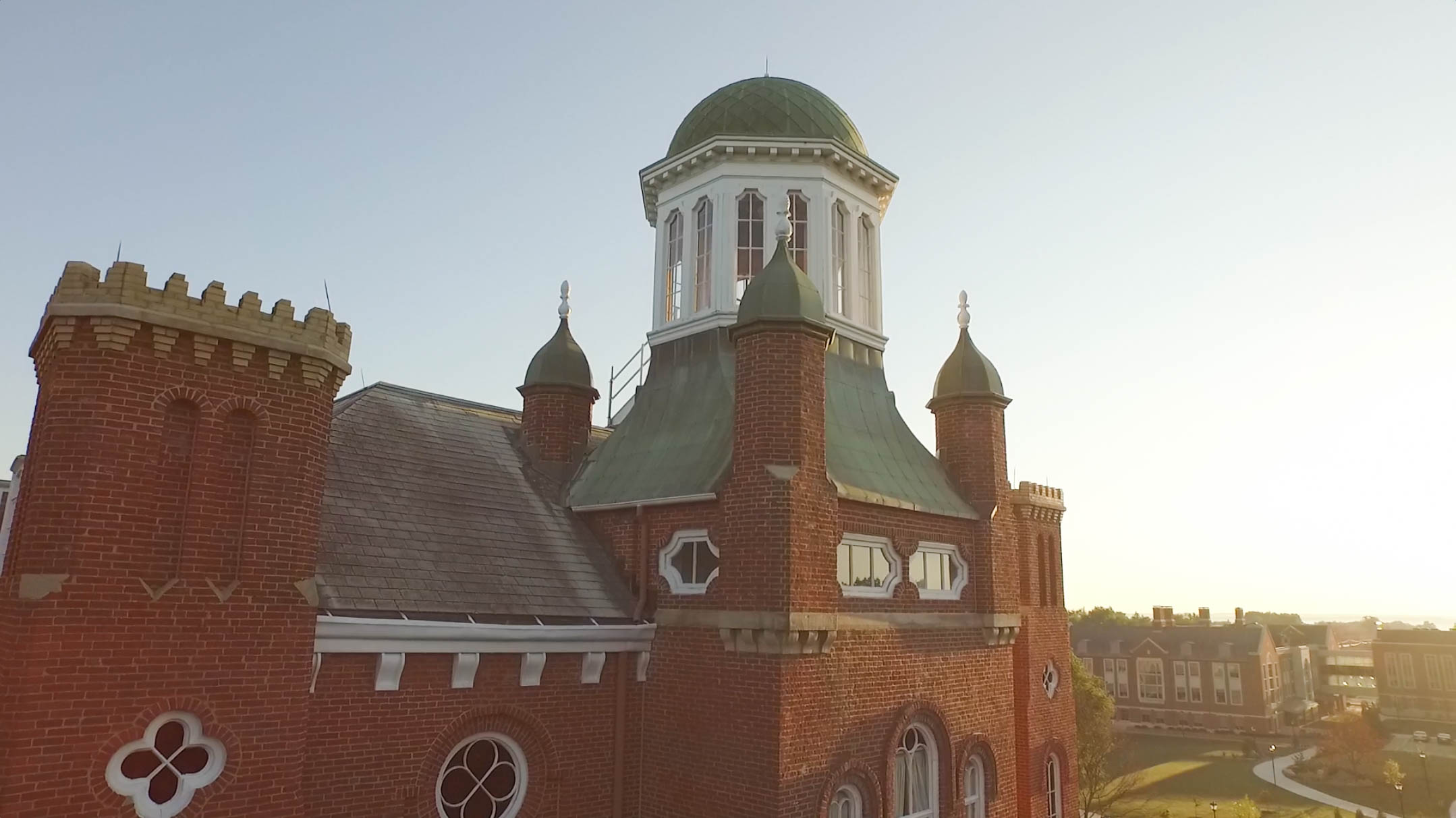 aerial view of chapman hall