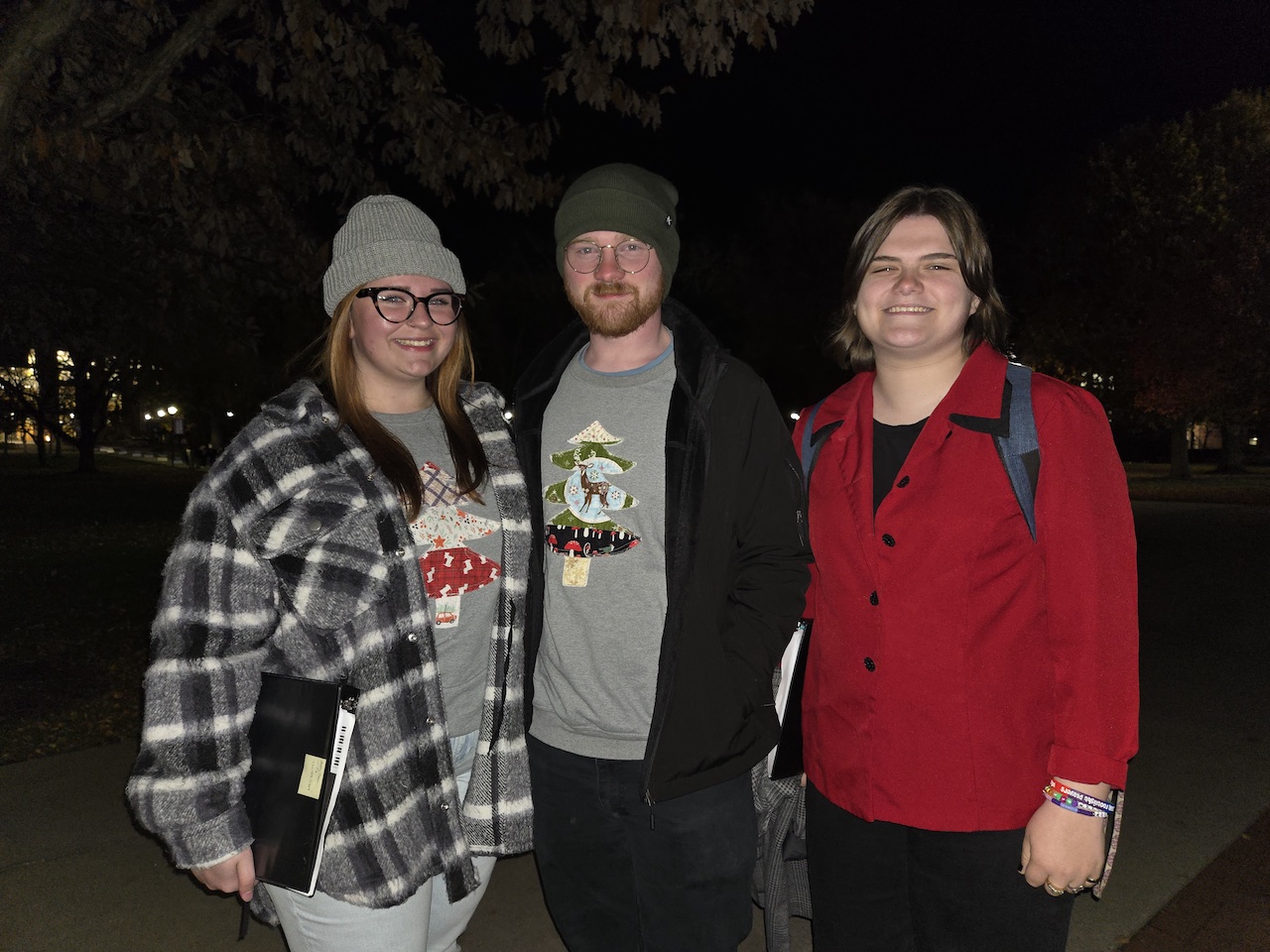 Students at the ceremony