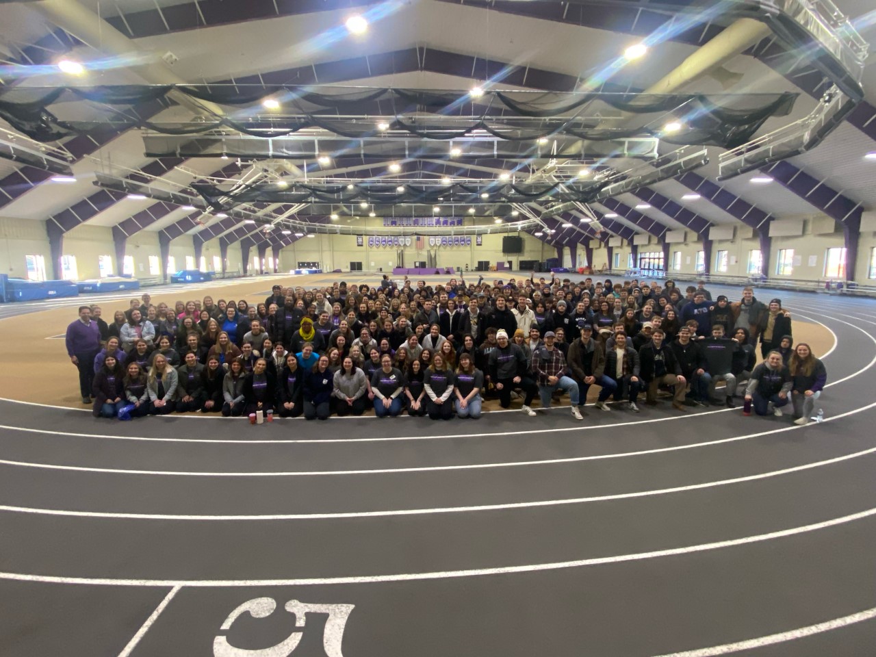Students volunteering for the annual MLK Day of Service